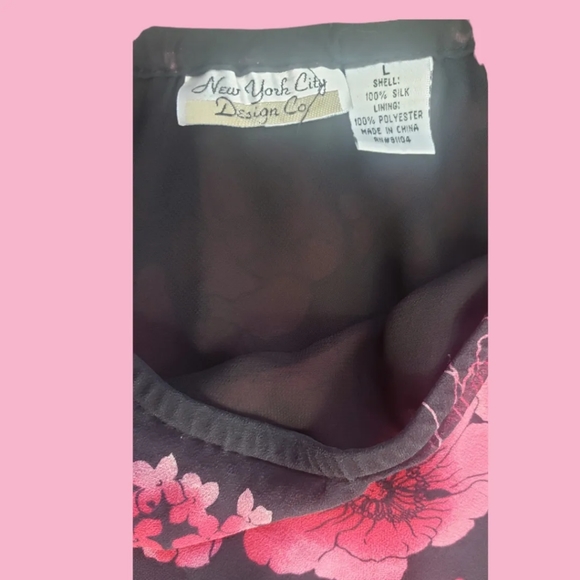 New York City design co. Silk skirt - Picture 2 of 2